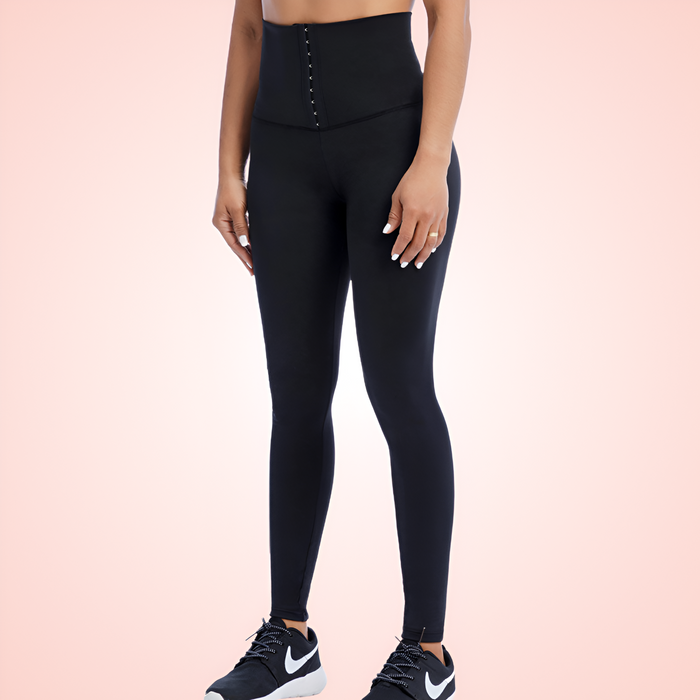 Women Front Hook Waist Trainer Leggings Shapewear