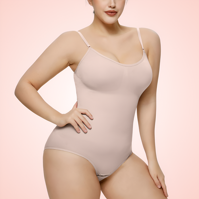 Plus Size Tummy Control Shapewear Bodysuit For Women