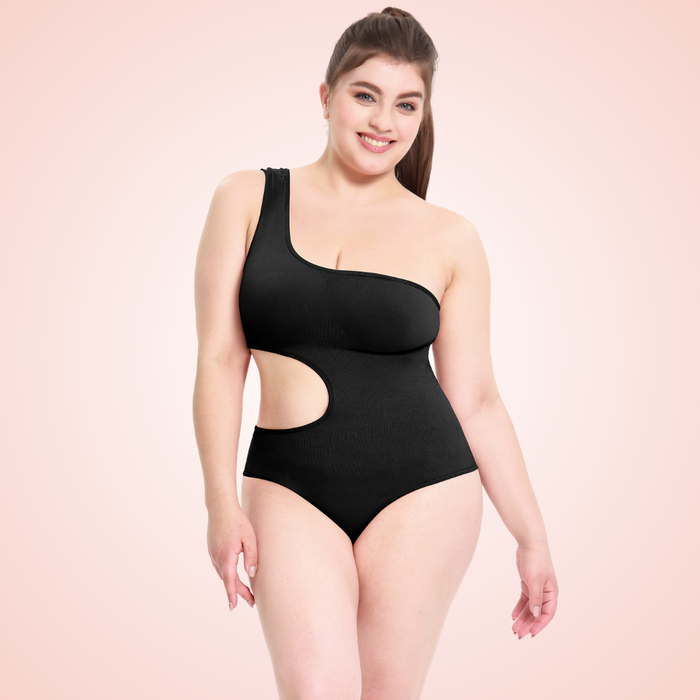 One Shoulder Shaping Bodysuit For Women