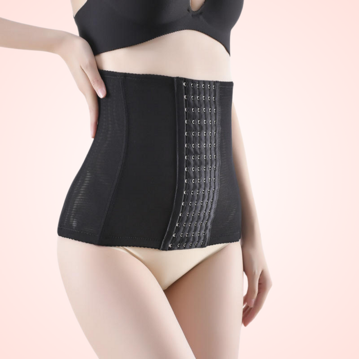 Women Hook and Eye Compression Lock Waist Trainer Corset