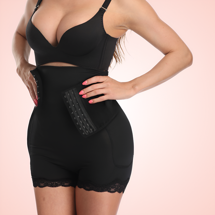 Front Hooks Shapewear Shorts with Hip and Waist Trainer