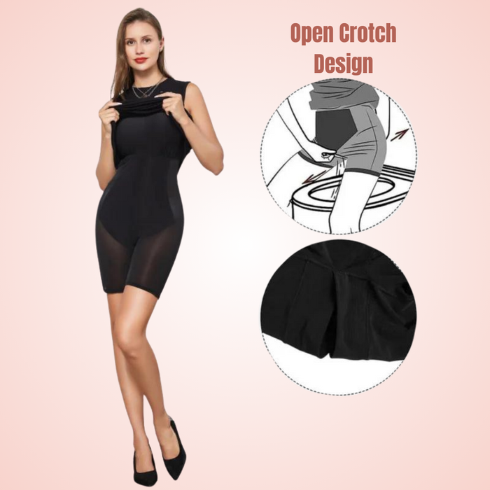 Seamless Bodycon Dress With Built In Shapewear
