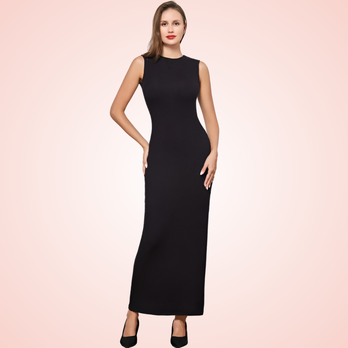 Seamless Bodycon Dress With Built In Shapewear